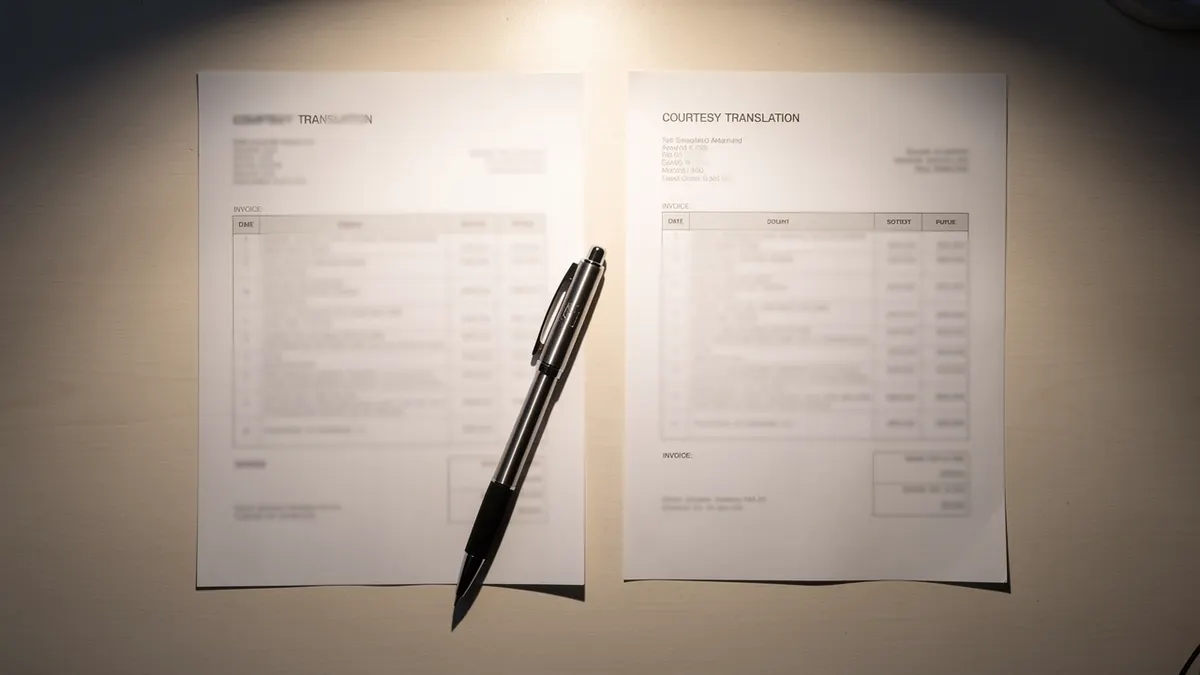 You switched to Dutch to be polite, and that is the wrong document