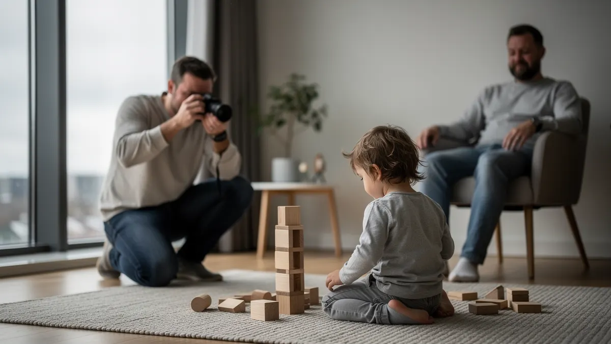 A child gives you forty usable minutes, not a shoot day