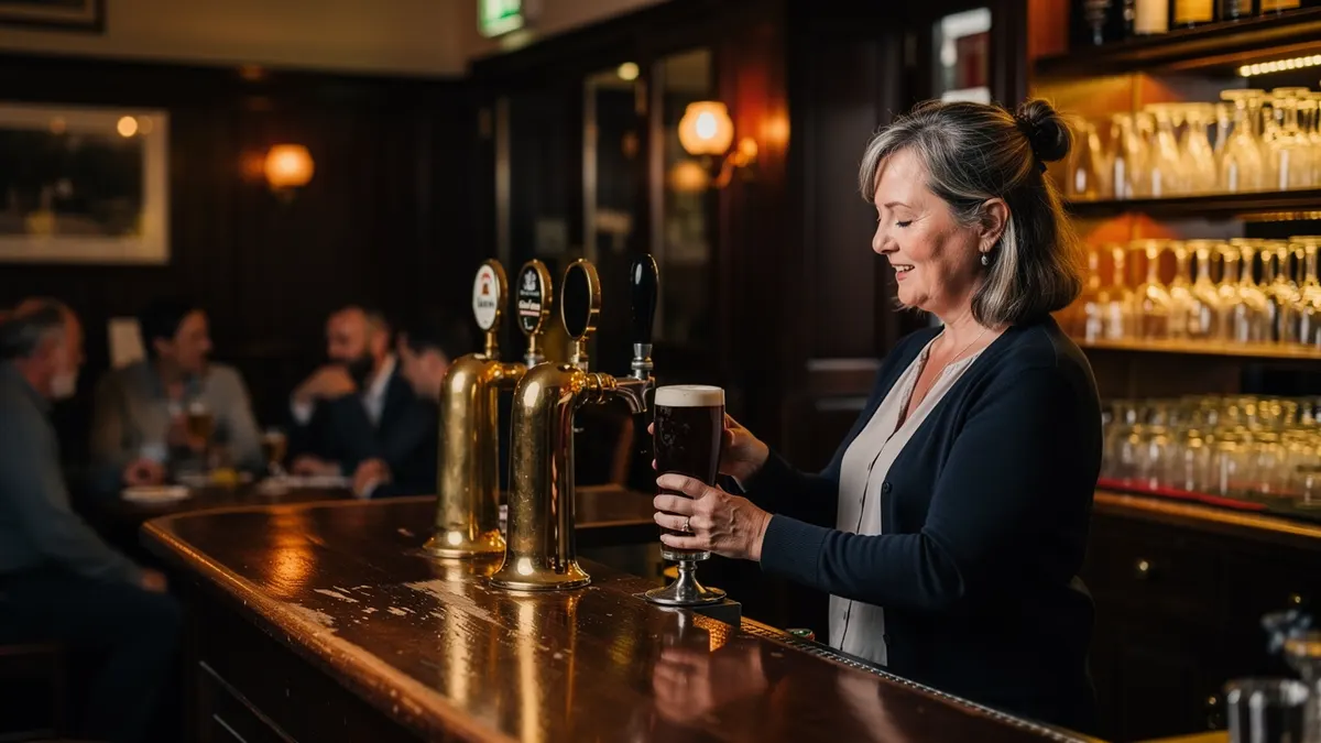 A pub sells a room, not a plate