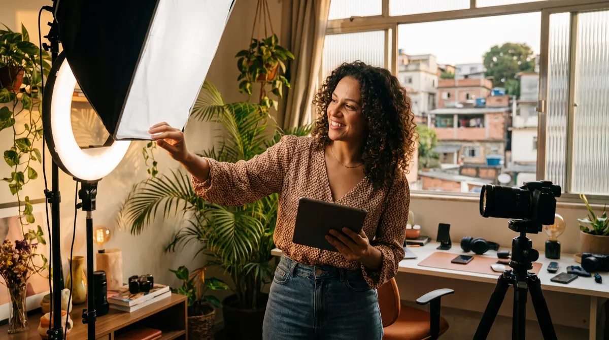 How to Light UGC Videos at Home in Brazil