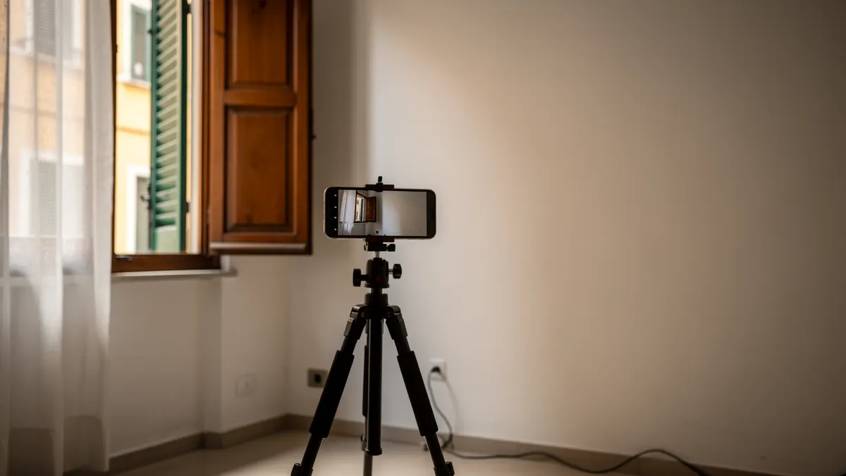 Filming UGC at Home in Italy