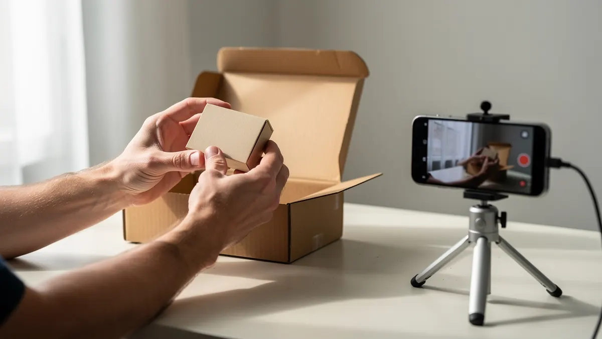 How to Film an Unboxing That Sells in Spain